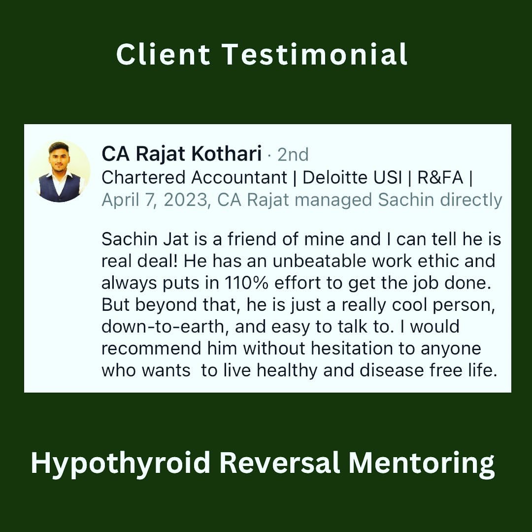 Client testimonial - Sustainable health transformation